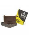 Lois KodiaK leather purse for men in leather color with keychain