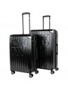 Dkny-4503 Stack Logo medium sized hard suitcase with a capacity of L