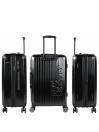 Dkny-4503 Stack Logo medium sized hard suitcase with a capacity of L