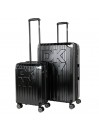 Set de 2/3 valises (Cabin, Medium et Large) Dkny-4503 Stack Logo rigide avec capacité L.