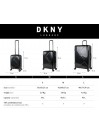 Dkny-4506 Your Call rigid medium suitcase with capacity of L