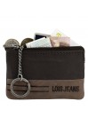 Lois Dutton men s leather purse with RFID and keychain