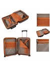 Set de 2/3 valises (Cabin, Medium et Large) Tivoli rigide/soft d une capacité de 96 L.