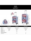 Suitcase 60Cm + toiletry bag Skpat Printed