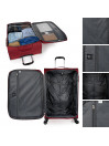 Ensemble de bagages 60/70Cm Jaslen Brighton