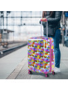 Medium suitcase Rigid Polycarbonate Hearts with capacity of 60 L and TSA