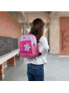 School Backpack School Child Padded and Printed Girl Skpat Shine like a Star