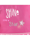 School Backpack School Child Padded and Printed Girl Skpat Shine like a Star