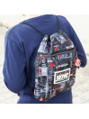 Backpack Sack with Handles Lace Closure Skpat Urban