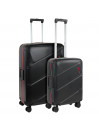 Set di 2/3 valigie (Cabin, Medium e Large) Orleans rigide/morbide con capacità di 90 L.