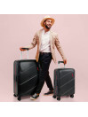 Set di 2/3 valigie (Cabin, Medium e Large) Orleans rigide/morbide con capacità di 90 L.