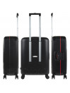 Ensemble de 2/3 valises (Cabin, Medium et Large) Orléans rigide/souple d une capacité de 90 L.