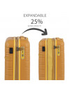 San Marino medium suitcase in Extendable ABS with capacity of 78L with TSA