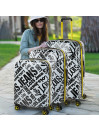 Rigid Kenner medium suitcases with capacity of 88 L