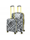 Conjunto de 2/3 malas (Cabine, Médio e Grande) Kenner rígida com capacidade de 88 L
