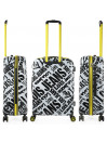 Lot de 2/3 valises (Cabine, Medium et Large) Kenner rigide d'une capacité de 88 L