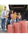 Ensemble de bagages (cabine, moyen et grand) Monaco Rigid d'une capacité de 95L, avec TSA et USB