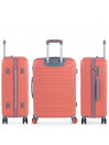Juego De Maletas (Cabina, Mediana Y Grande) Monaco Rígidas Con Capacidad De 95L, Con Tsa Y Usb