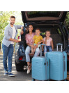 Luggage set (Cabin and Median) Monaco with capacity of 67L with TSA and USB
