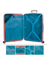 Grande valigia Monaco Rigid ABS con capacità di 95L con lucchetto TSA