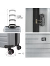 Nantes rigid medium suitcases with L capacity