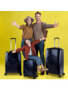 Medium Smiley rigid/soft suitcases with a capacity of 88 L
