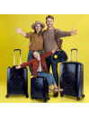 Medium Smiley rigid/soft suitcases with a capacity of 88 L