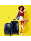 Valises rigides/souples Smiley moyennes d'une capacité de 88 L