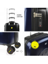 Smiley rigid/soft cabin cases with L-capacity