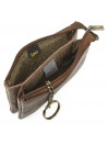 Lois KodiaK borsa in pelle da uomo in colore pelle con portachiavi
