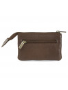 Lois KodiaK borsa in pelle da uomo in colore pelle con portachiavi