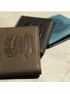 Lois Keel men s leather wallet with keychain and RFID