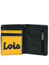 Lois Isthmus men s wallet in leatherette/nylon