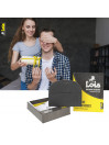 Lois Knight portafoglio piccolo uomo colore in pelle con RFID