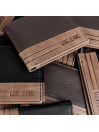 Bolsa de couro masculina Lois Dutton com RFID e chaveiro