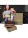 Borsa da uomo in pelle Lois Dutton con RFID e portachiavi