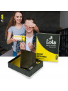 Carteira vertical Lois masculina da coleção Eagle em couro genuíno