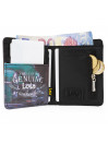 Lois Rundle men s wallet on canvas