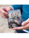 Lois Rundle portafoglio uomo in similpelle