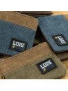 Men s wallet Lois Bayard in canvas/leatherette/nylon
