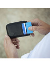 Keychain/card holder jaslen leather wallets jaslen