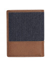 Lois Rogers men s wallet in canvas/leather