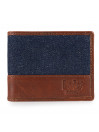 Lois Rogers men s wallet in canvas/leather
