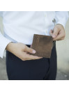 Lois Elk Men s Leather Wallet in leather