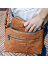Cartera De Mujer Lois Redwood Color Bordada
