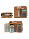 Cartera De Mujer Lois Redwood Color Bordada