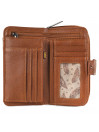 Cartera De Mujer Lois Redwood Color Bordada