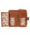 Cartera De Mujer Lois Redwood Color Bordada