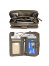 Brieftasche Bedruckt mit Stickerei Frau Lois Atuk Farbe
