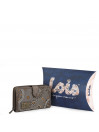 Cartera Estampada Con Bordados Mujer Lois Atuk Color